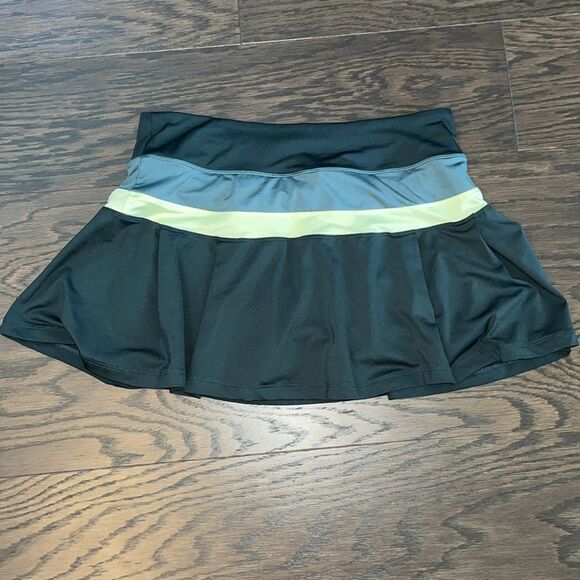 Nike dri-fit tennis skort in 2 note dark Green Yellow size M - Picture 7 of 7